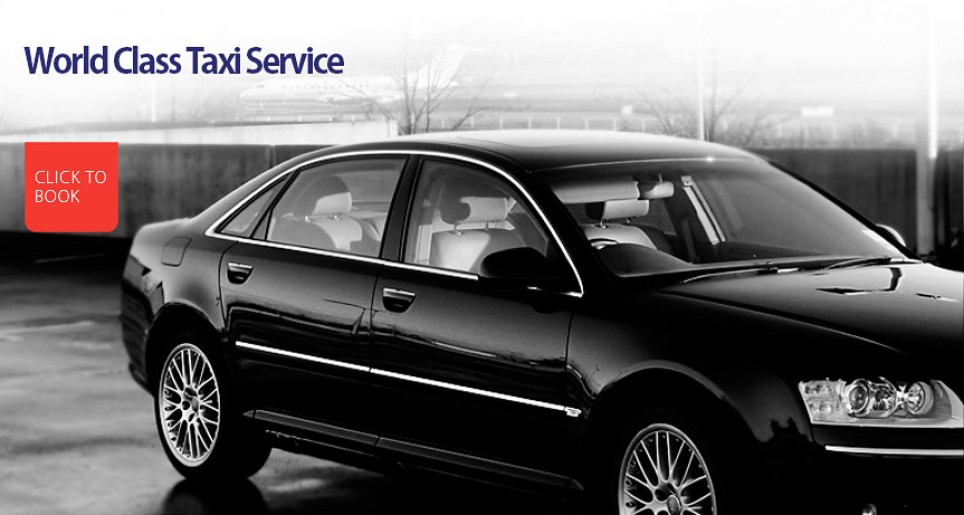 Taxi in Farnborough Airport with a background plane