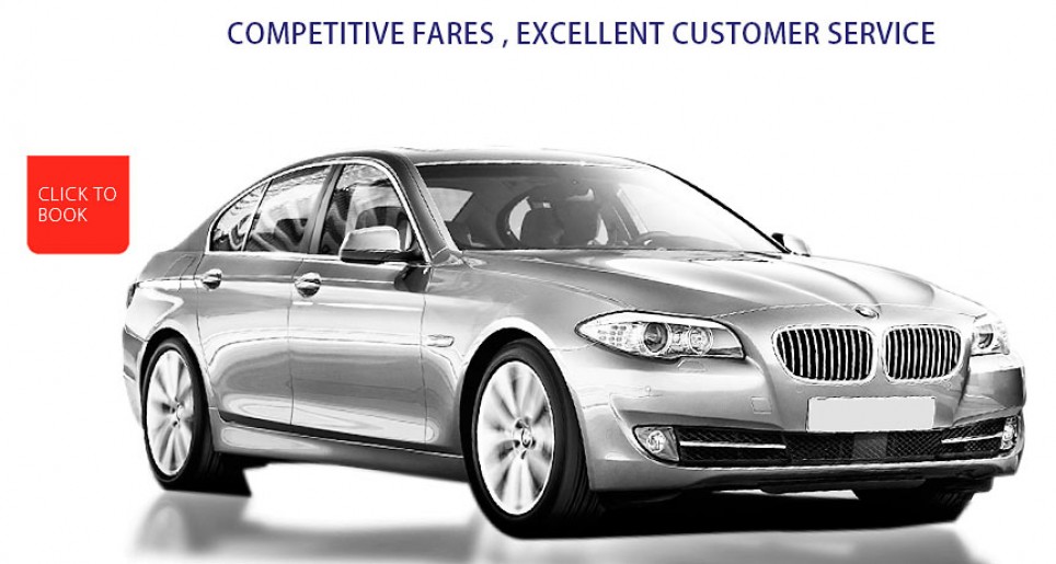 Image of a BMW vehicle used for taxi services